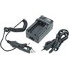 vhbw caricabatterie compatibile con Samsung Digimax A400, A402, A5, A50, A55w, A6, A7 batterie di fotocamera videocamera DSLR