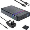 Gbformat 10Gbps per M.2 NVMe & Docking Station per Disco Rigidi SATA, SSD HDD 2,5 3,5 SATA Case Dock & per M2 PCIe External SSD Enclosure, Tipo C & USB3.2 Gen2 SATAHDD Adattatore per Dischi Rigidi