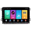 LIUYANYAN Autoradio 2 Din Bt Car Radio Car Play per VW Volkswagen Polo Passat Jetta Touran Skoda Compatibile con [Wireless] A-Pple Carplay Android Auto Bluetooth Am/Fm/Rds Radio, 4 Nucleo 1G+16G