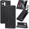 Jasonyu Cover per Xiaomi Poco X8 Pro Max Flip Custodia in Pelle PU, Cover a Libro Portafoglio, Funzione Supporto, Magnetica, Slot Schede, TPU Bumper Caso Custodia (Nero)