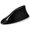 Topolenashop Antenna Aletta di Squalo Universale per Auto - Antenna Radio AM FM Autoadesiva Impermeabile in ABS con Circuito in Rame, Design Shark Fin Aerodinamico per Tetto Auto NERO