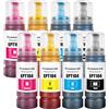 ASEKER 104 Inchiostro 8-Multipla Compatibile per Epson 104 Inchiostro ET-2810 ET-2815 ET-2820 ET-2825 ET-2710 ET-2711 ET-2712 ET-2714 ET-2715 ET-2720 ET-2721 ET-2726 ET-4700 ET-4800 Stampante (2BK/2C/2M/2Y