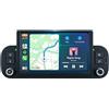 RUXYAXFOL Autoradio con Sistema Linux e schermo IPS da 7 pollici, compatibile con Fiat Panda (2013-2020) | CarPlay & Android Auto wireless integrati | Supporta AM/FM/RDS | Con DSP/USB/Bluetooth/Microfono