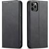Mixroom - Custodia Cover Case a Libro Nero per iPhone 11 PRO Max con Stand in Ecopelle Chiusura Magnetica Formato Portafoglio Parte Interna in TPU Morbida
