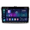LIUYANYAN Autoradio 2 Din Bt Car Radio Car Play per VW Volkswagen Sharan Tiguan Touran Amarok Compatibile con [Wireless] A-Pple Carplay Android Auto Bluetooth Am/Fm/Rds Radio, 4 Nucleo 2G+32G