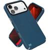 Speck PRESIDIO2 - Custodia protettiva sottile per iPhone 17 e 18 Pro Max, compatibile con MagSafe, custodia protettiva sottile, colore argento metallizzato/blu incantesimo
