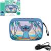 Lexibook, Disney Stitch, altoparlante Bluetooth portatile, senza fili, USB-C, scheda SD/TF, batteria ricaricabile