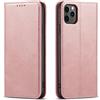Mixroom - Custodia Cover Case a Libro Rosa per iPhone 11 PRO con Stand in Ecopelle Chiusura Magnetica Formato Portafoglio Parte Interna in TPU Morbida con Bordi Piatti