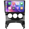 LIUYANYAN Autoradio 2 Din Bt Car Radio Car Play per Peugeot 5008 3008 2009-2015 Compatibile con [Wireless] A-Pple Carplay Android Auto Bluetooth Am/Fm/Rds Radio, 4 Nucleo 1G+16G