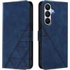 MODFYN Portafoglio Custodia per Samsung Galaxy S26+ Plus, [Blocco RFID] Premium Pelle PU Case Flip Libro con Porta Carte Slot Supporto Flip Cover per Samsung Galaxy S26 Plus.Blue