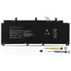 K KYUER 62Wh C41N2009 Batteria per ASUS ROG Flow X13 GV301 GV301Q GV301QC GV301QE GV301QH GV301QEZ GV301R GV301RA GV301RC GV301RE Series GV301RE-LI134W LJ096W LJ057W LJ065W GV301RC-LJ044W 4ICP5/64/75