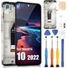 ARSSLY LCD Display per Xiaomi Redmi 10 2022 LCD Schermo per Redmi 10 2022 6.5'' 21121119SG 22011119UY 21121119VL Touch Screen Digitizer Sostituzione Schermo Assembly con Strumenti