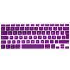 System-S - Protezione in silicone per tastiera QWERTZ tedesca per MacBook Pro 13 15 17 iMac MacBook Air 13 in viola