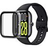PHONILLICO Cover compatibile per Xiaomi Redmi Watch 5 - Protezione rigida Custodia trasparente Vetro temperato smartwatch