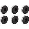 QUARKZMAN 40mm Altoparlante Picchi Supporto Piedi x 6pz Amplificatore Tampone Piede Shock Assorbimento Piedi Tampone Stand per CD Lettore e Audio Altoparlante, [Argento]