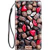 Choeeu ChoosEU Cover per Samsung Galaxy A55 5G Custodia in Pelle Portafoglio Flip Case Elegante Disegni Antiurto Protettiva per Ragazze Donne Cover a Libro Stand Galaxy A55 5G - Zucchero