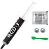GD高导 Peso netto: 30 g, siringa con scatola imballaggio, grigio, GD-3 pasta termica in miscela di silicone, dissipatore di calore BX30 (GD-3-BX30 x 1 pezzo)