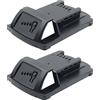 Yinniy Sostituzione di plastica della cassa della batteria per Milwaukee M18 18V Li-ion batteria,2 Pack 10-Cell 18650 Parte superiore della copertura della batteria rotta copertura di ricambio