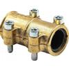 KNM TRADE Gebo Collare Riparazione Rame 28mm Ottone Epdm Ermetico Dvgw | Ottone, guarnizione EPDM, tubi rame-acciaio inox, acqua potabile, resistente, 90°C max, 10 bar, riparazioni rapide