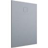 Parama Piatto Doccia 80x100 cm Grigio Effetto Pietra Rettangolare in SMC Riducibile Samos