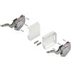 Blum Aventos HK S Tip-On 220-500 - Set di cerniere per sollevamento pesi, colore: Bianco satinato