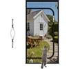 akgao Tenda Zanzariera per Animali Domestici con Cerniera 70x220cm Nero