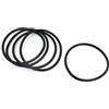 Ruilogod 5pcs 100mm x 5mm Guarnizione olio di gomma o anello sigillatura guarnizione guarnizione