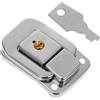HYTROVE Chiavistello Moderni e Ferro per Lucchetto Valigie in Argento Compatta Chiusura Conveniente, Elegante da Viaggio Bagagli
