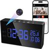 UYIKOO Telecamera Nascosta WiFi 5/2,4G, Mini Telecamera Spia Senza Fili, Micro Spy Cam Orologio 120° 1080P HD Microcamere Videocamera Interno Visione Notturna e Rilevamento Moviment Tuya APP