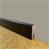 Eternal Parquet 96ml di BATTISCOPA ZOCCOLINO SQUADRATO BASSO in FIBRA DI LEGNO 40X15 NERO