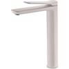 MICE COLLECTION IMEX - Rubinetto monocomando per lavabo beccuccio alto miscelatore acqua fredda/calda - serie Danimarca bianco opaco - BDR031-3BL