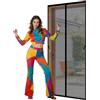 MEILIPA Zanzariera Porta Finestra 110 x 280 cm Varie Taglie Zanzariera Porta Tenda Non Accorciabile per Porte Del Balcone, Delle Finestre, Delle Terrazze, Nero