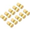 PATIKIL 5mm+6mm M3 Viti Fissaggio 40pz Ottone Esagonali PCB Fissaggio Dadi per Schede Madri Custodie Computer Schede Circuito Elettronici Tonalità Oro
