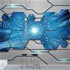 Perfect wallpape 3d murale carta da parati Soggiorno Camera Da letto Parete anteriore sfondo tecnologia personalizzata senso carta da parati ufficio reception parete vr società circuito Internet cafe200cm×140cm