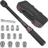 UYECOVE Chiave dinamometrica 1/2 20-220NM, bici set di da 14 pezzi, chiave dinamometrica auto ±3% di alta precisione, 72 denti