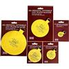 SISI UK Confezione da 5 ganci autoadesivi da parete per appendere piatti decorativi e immagini (30 mm, 50 mm, 75 mm, 100 mm, 140 mm) uno per ogni dimensione