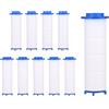 Fukaisu 10pz Filtro Soffione Doccia per Drivese, Filtros Soffione Doccias Turbo Ricambio Nucleo del Filtro Dell'Acqua per Soffiones Doccia Portatile Drivese