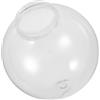 SUPVOX Paralume in Acrilico Trasparente Sferico Diametro 15 Cm per Lampade da Esterno, Globo di Ricambio Resistente per Illuminazione Giardino, Cortile e Patio Installazione Filettata