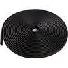 Quest Corrimano PVC 40 x 8 mm Resistente - Nero, 25 m