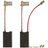 HobbyPower24 Spazzole di carbone per motore Bosch 6,3 x 12,5 x 24 mm GBH 5-40 DE 5-40DCE GSH 5 E 5CE DCE 1617014144 con cavo di servizio