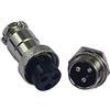 RIVERWELD 3 pin Presa Connettore Spina Aviazione 16-3P Maschio e Femmina Metallo Autobloccante 2 pezzi