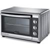 Ariete 945 Forno Elettrico ventilato con girarrosto 56 Litri - Bon Cuisine 560 - Temperatura max 230° - Luce interna - 2200 Watt - Argento