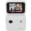 VBESTLIFE Action Camera, Fotocamera Sportiva da 48 MP 1080P, Schermo Ribaltabile da 2,0 Pollici Grandangolare da 143°, Anti-vibrazione, per la Registrazione di Viaggi in Bicicletta Vlog