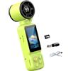 YPBEW Videocamera compatta con ventola integrata, schermo 1080P e regolabile per uso quotidiano all ' aperto e vlog Preparazione dessert Frusta da cucina Frusta portatile