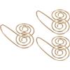 Ldbuejiaja 2 gioielli aperti a spirale in rame, struttura in metallo spirituale regolabile per la conservazione dell'energia, uso quotidiano, bracciale in rame fatto a mano