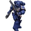 JOYTOY Warhammer 40K 1/18 Action Figure Space Marines Ultramarines Outriders Brother Catonus Modello da collezione