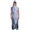 Genérico Costume di Halloween per adulti | Costume cosplay squalo | Costume per giochi di ruolo, per giovani e adulti, Halloween, spettacoli tematici, vacanze, carnevale ed eventi in maschera