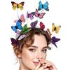 CIATBYYJ Cerchietto per capelli a farfalla, con farfalla, per carnevale, costumi da danza, fastnacht, giochi di ruolo
