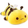 shownicer Peluche a forma di ape, kawaii, ape di peluche, giocattolo per bambini, ragazze, 12 anni (giallo, 30 cm)