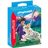 PLAYMOBIL Special Plus 70382, Guerriera Ninja con Tigre per Bambini dai 4 Anni
